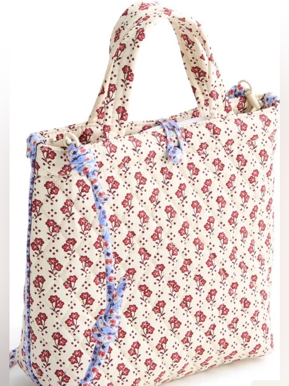 Vera Bradley Mini Original Tote Bag in the floral Rachel Ditsy pattern NWOT - Picture 7 of 8